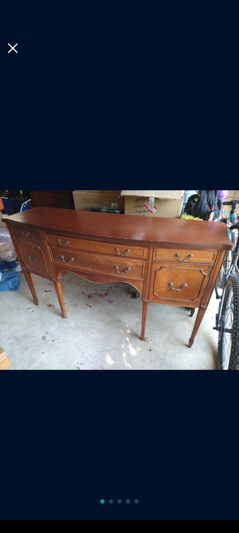 Antique Sideboard/Buffet Table
