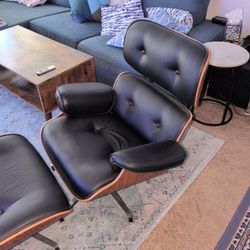Chair And Ottoman Set