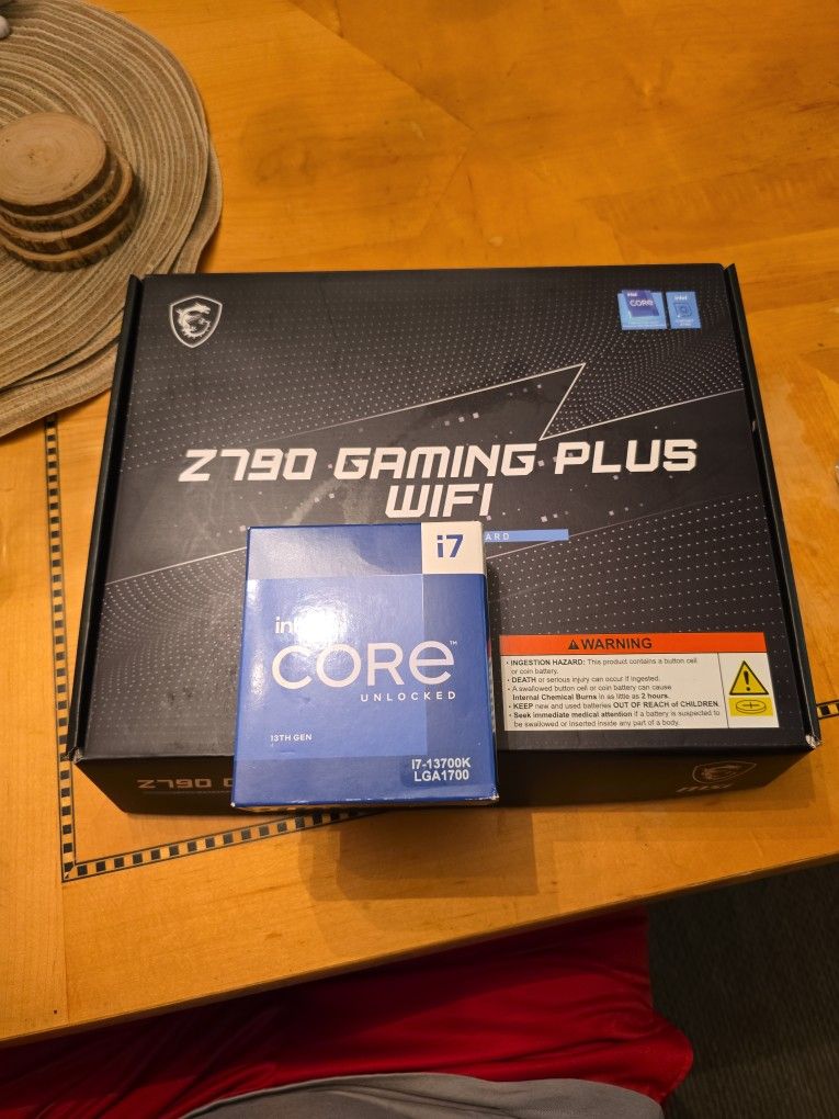 Intel Core I7-13700k (Negotiable) Z790 Gaming Plus Mb(bundle)