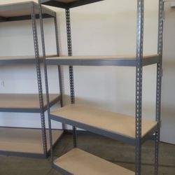 Shelving 48 in W x 18 in D New Industrial Boltless Warehouse & Garage Racks Stronger Than Home Depot Lowes And Costco Delivery & Assembly Available