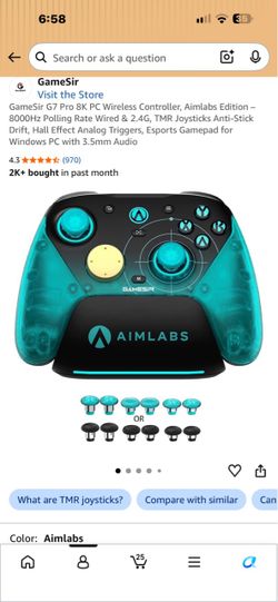 GameSir G7 Pro Aimlabs Edition Wireless Controller