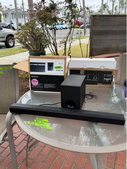 Sony Sound Bar and Subwolfer