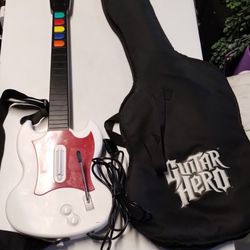 PS2 Guitar With Carrying Case #1