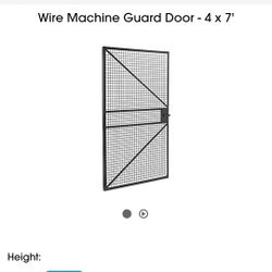 Uline 4' X 7' Wire Machine Guards