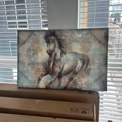 Horse On Canvas