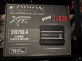 Orión XTR 750.4 4 Channel Amplifier