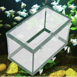 Aquarium Mesh Hatchery Breeder Plastic Frame Fish Tank