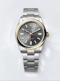 New 2026 Rolex Oyster Perpetual 41 134303 Yellow Rolesor 100 Year Anniversary