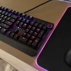 Razer Keyboard And Mouse Set With Mat