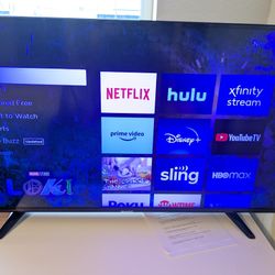  TV Sharp 42” + Roku Stick – Funciona perfecto