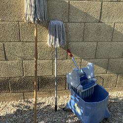 Bucket & 2 Mops