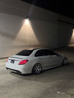 Bagged Mercedes Benz C300