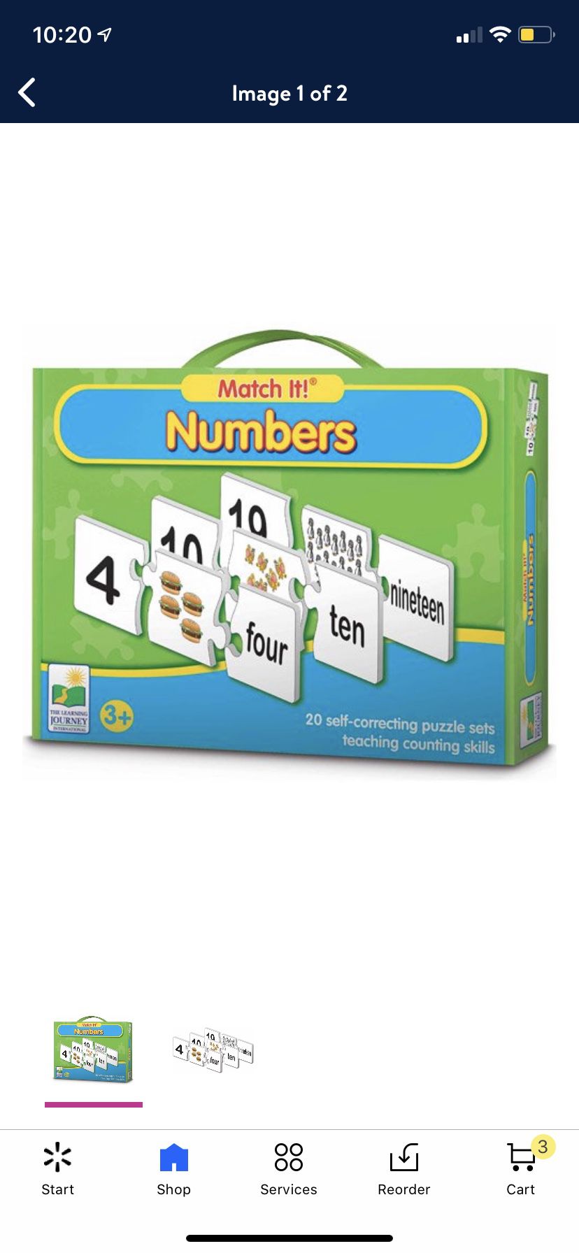 Number puzzle box ( brand new )