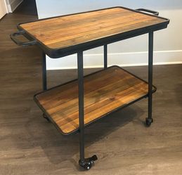 Nice wood & metal cart