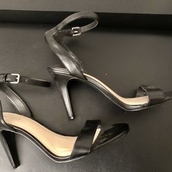 Black Nine West Angus Women's Ankle Strap Sandals