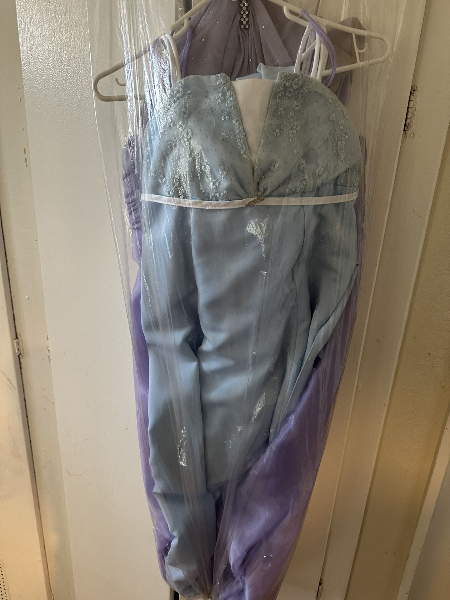 Blue And Purple Dress