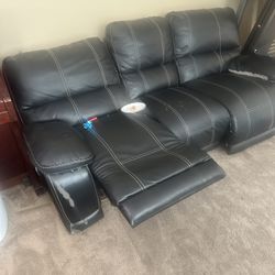 Free Couch - Recliners - And USB Outlets Work ! 