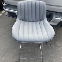 Gray/ Chrome High Chair 