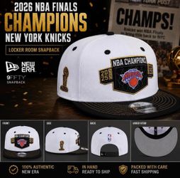 New York Knicks New Era NBA 2026 Champions 9FIFTY Locker Room Snapback Hat