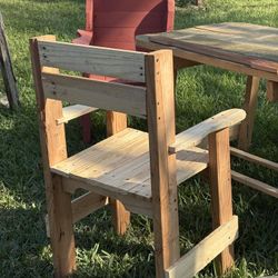 Wood Tables And Chairs 