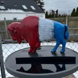 The Red White And Blue Buffalo