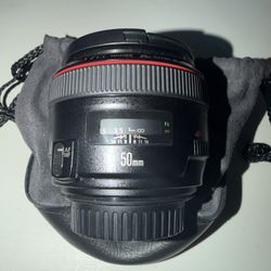 Canon 50mm 1.2 EF lens 