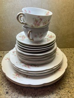 23pcs miscellaneous vintage dishes