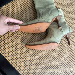 Botas Frida Cuadra Talla 6 Y Medio 