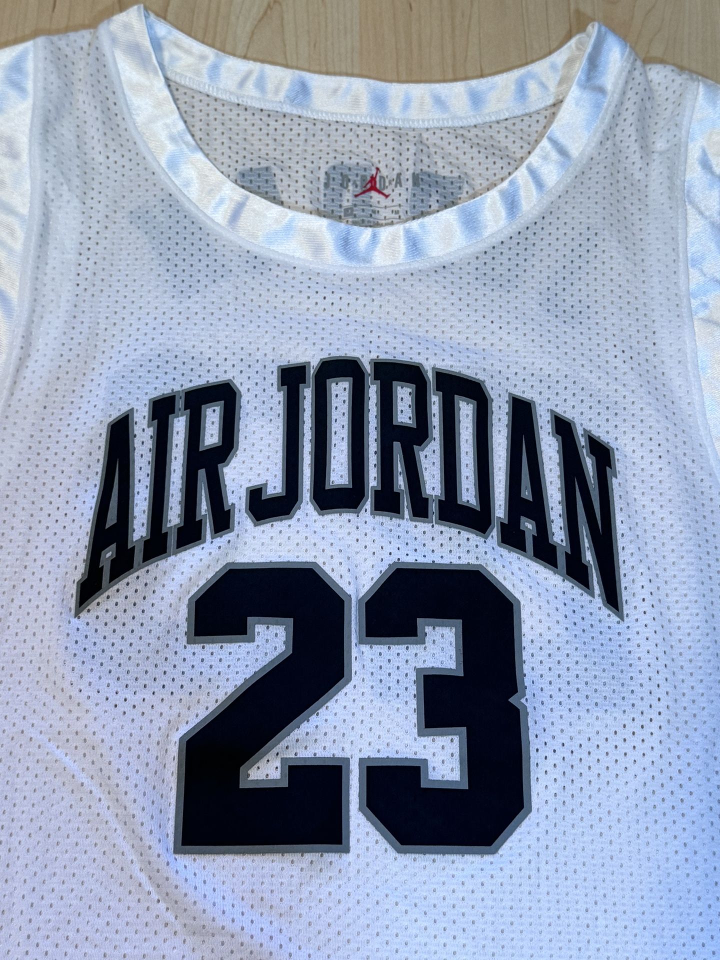 Nike Air Jordan DNA Distorted 23 Mesh Jersey Tank Mens Medium White Black NBA for Sale in Laveen Village AZ OfferUp
