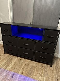 black dresser