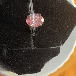 Lab Grown Pink Diamond Engagement  Ring