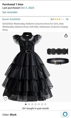 Wednesday Adams Costume