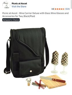 Picnic set and wine carrier