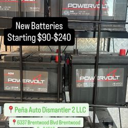 New Or Used Batteries 