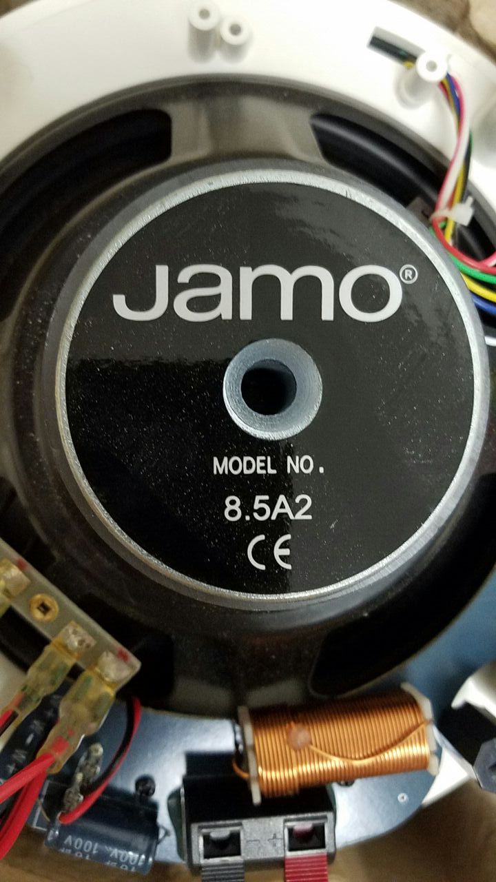 Jamo 8.5K4 8.5-inches 2-way In-ceiling Speaker. 5 speakers.
