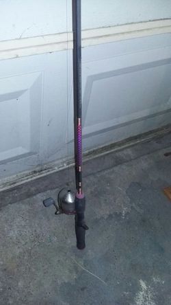 Pink fishing pole