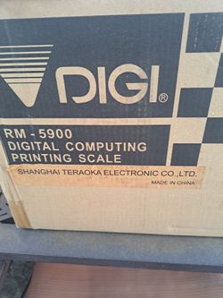 Digital computing printing scale
