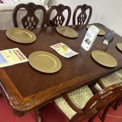 🔥Brand New 7PC Dining Room Table Set 🔥Only $49 Today And Pay Later With Or Without Credi🔥