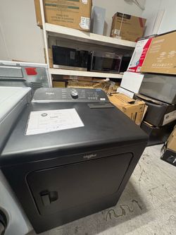 Whirlpool Electric Dryer – Dark Gray