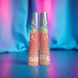 Gender Reveal Powder Cannon Poppers, YESHOW Blue Smoke Baby Boy for Gender Reveal Party Supplies Decorations(2 Pack)