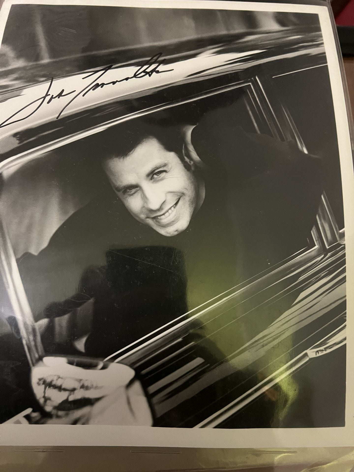 Actor John Travolta Autographed Photo