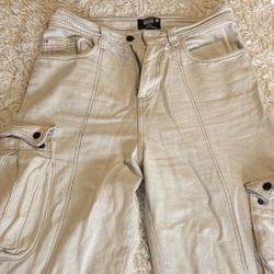True Beige Cargo Pants