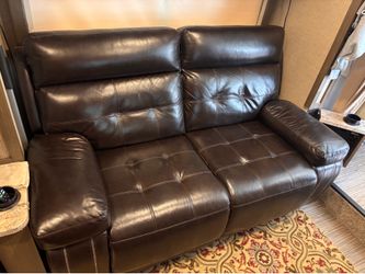 Power Recliner Loveseat Brown