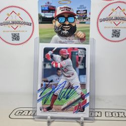 JO Adell Angels Autographs Baseball Cards Sports Memoribilia 