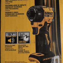 Dewalt XR 1/4” Quiet Hydraulic Impact Driver 