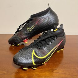Nike Mercurial Vapor 14 Pro FG Soccer Cleats “Black Cyber” CU5693-090 Mens 7