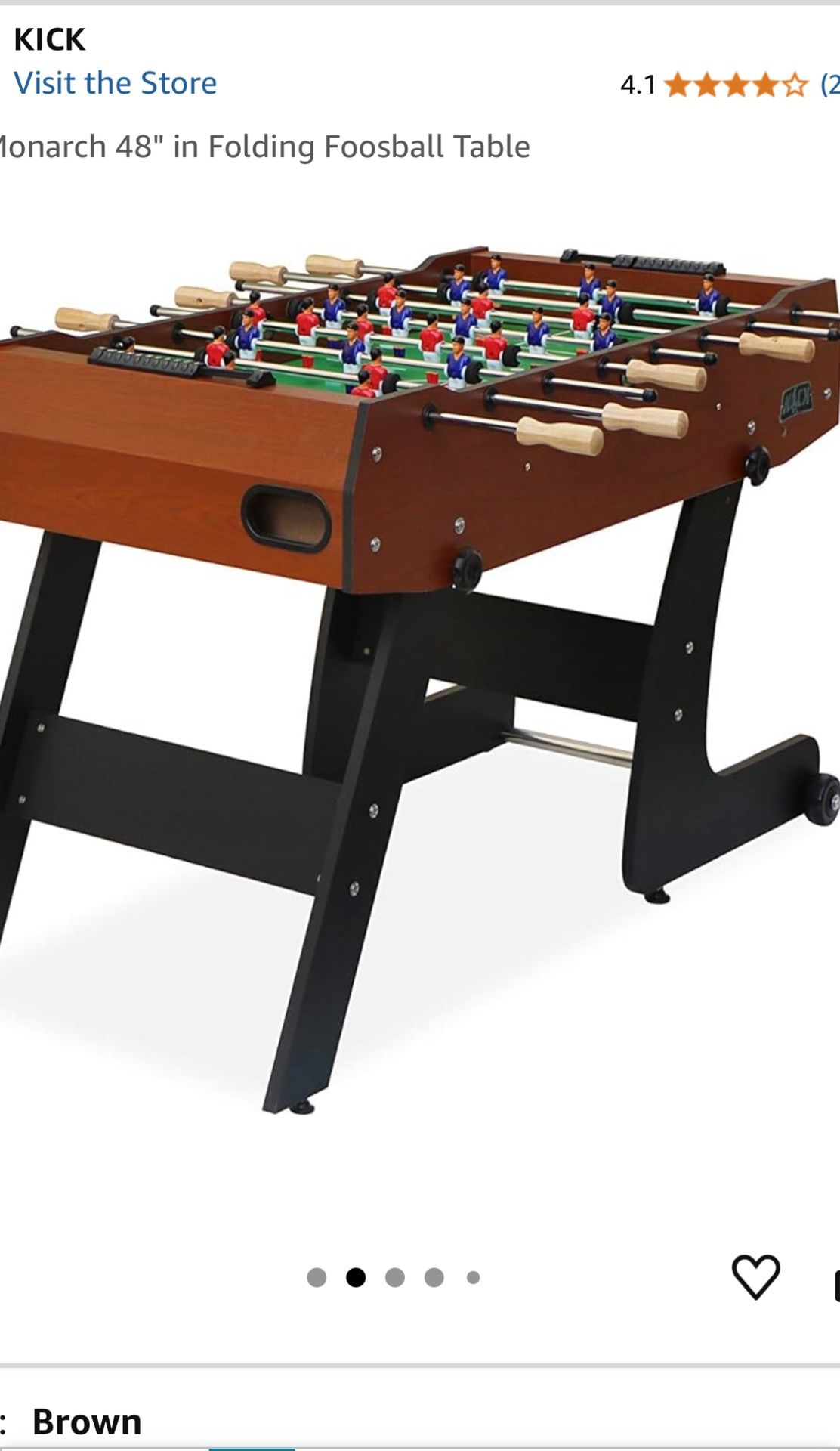 Kick Foosball Table NEW