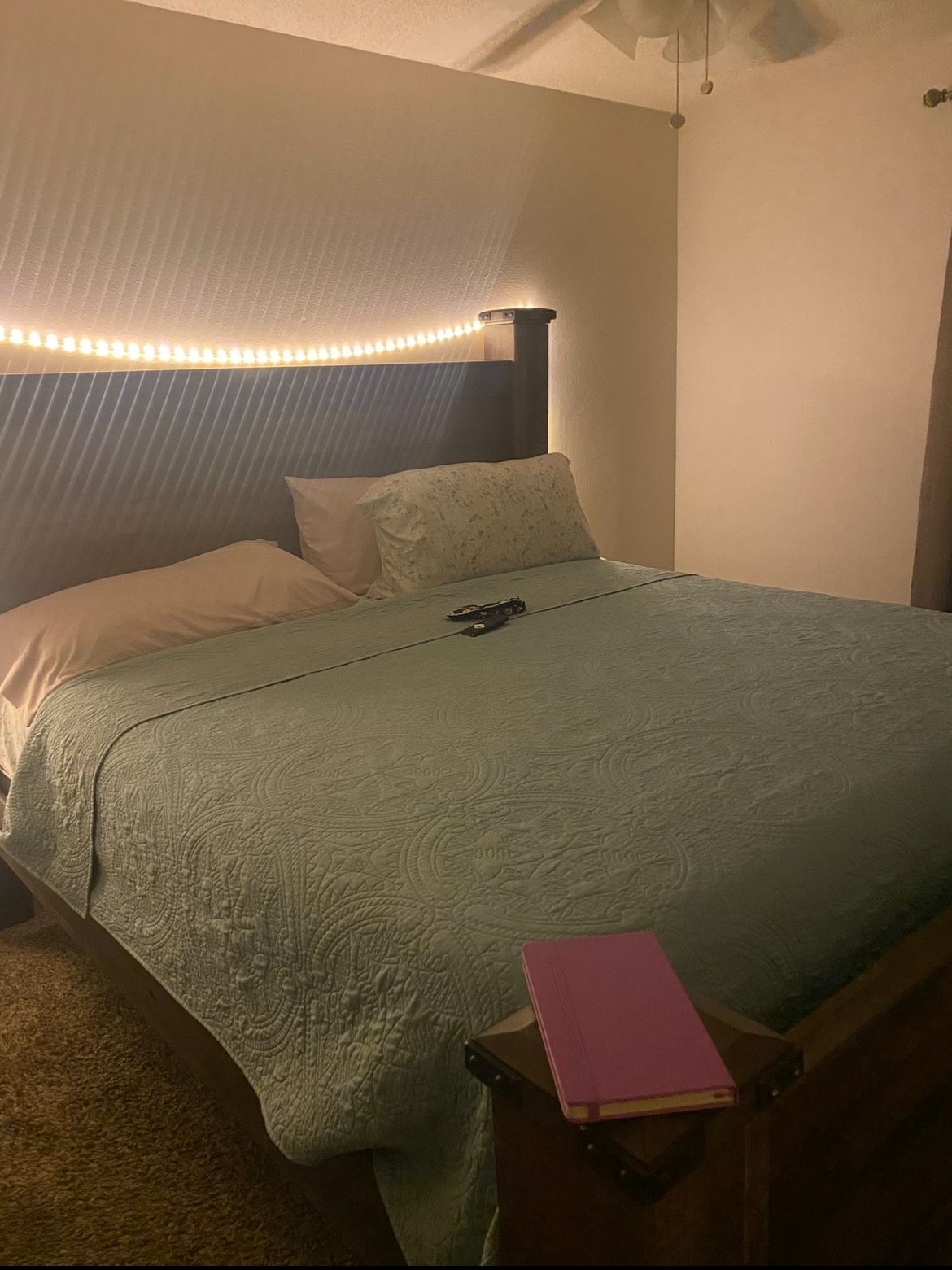 Ashley’s King Size Bed W/Chester (not pictured).