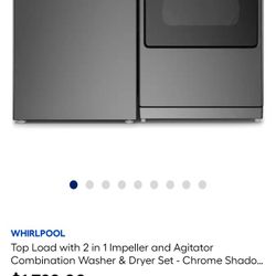 Whirlpool Top Load Washer And Dryer 