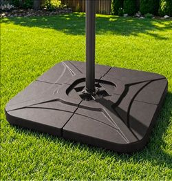 wikiwiki 230 Lbs Cantilever Offset Patio Umbrella Base